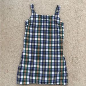 super cute VINTAGE checkered/plaid dress